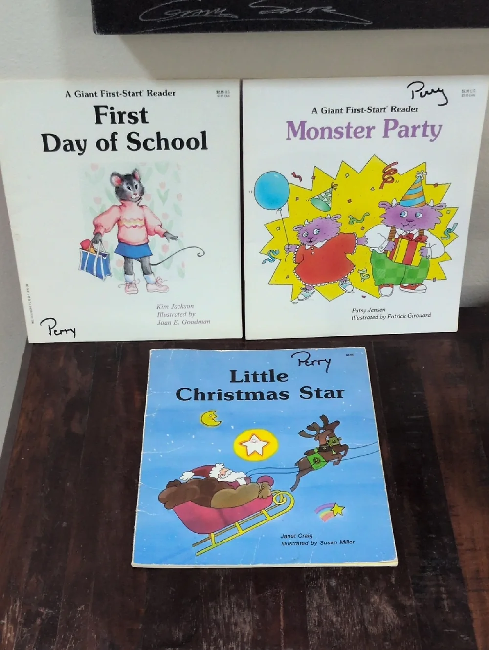 First Start Easy Reader Vintage Lot of 8 Fiction Picture Books w/Cassette Tapes